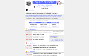 Coupes de l'ASRG