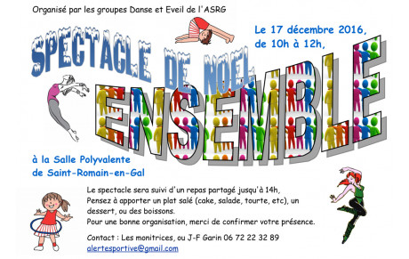 Fête de Noël à l'ASRG